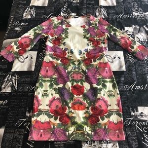 Flower print dress